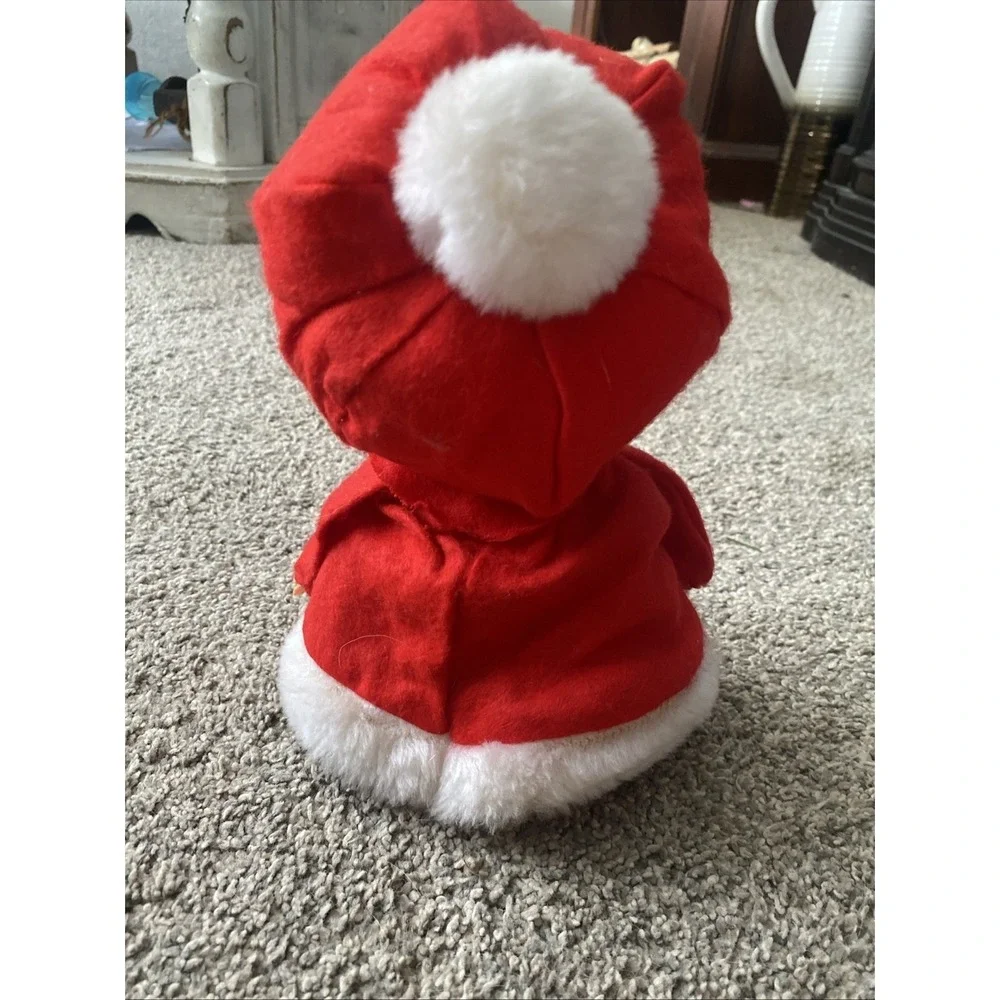 MCM Christmas PIXIE Shelf Sitter Animated Musical‎ Santa Girl